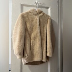 Light brown Faux Fur Coat